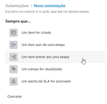 Automações - Quando um item entrar em uma etapa.gif
